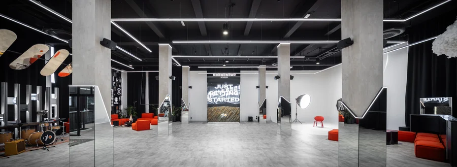 The Takeovers main hall