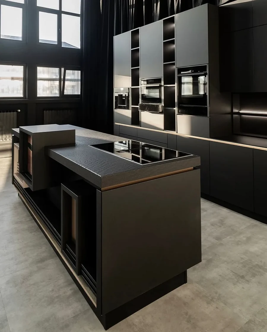 The studio kitchen