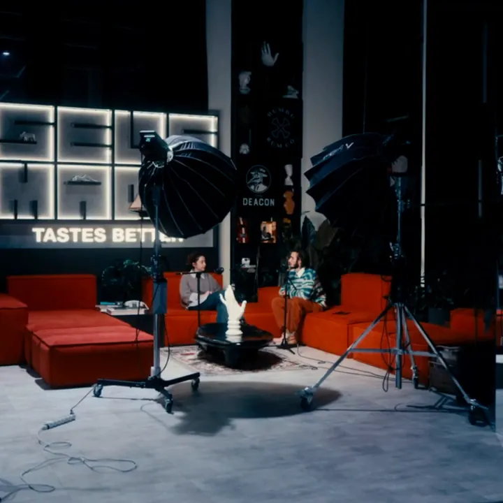 Setup de interviu în lounge